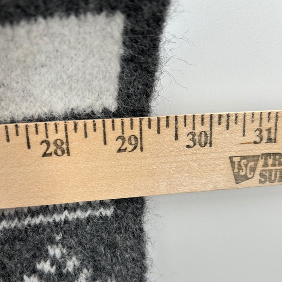 Aerie Womens Fair Isle Oversized Turtleneck Poncho Sweater Pullover Medium - Picture 9 of 9